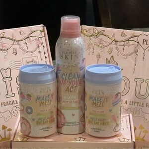 P. Louise “Piece of Cake” Make it Melt makeup wipes and Body Wash.